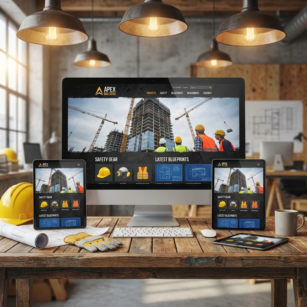 Construction Company Web Design Sri Lanka