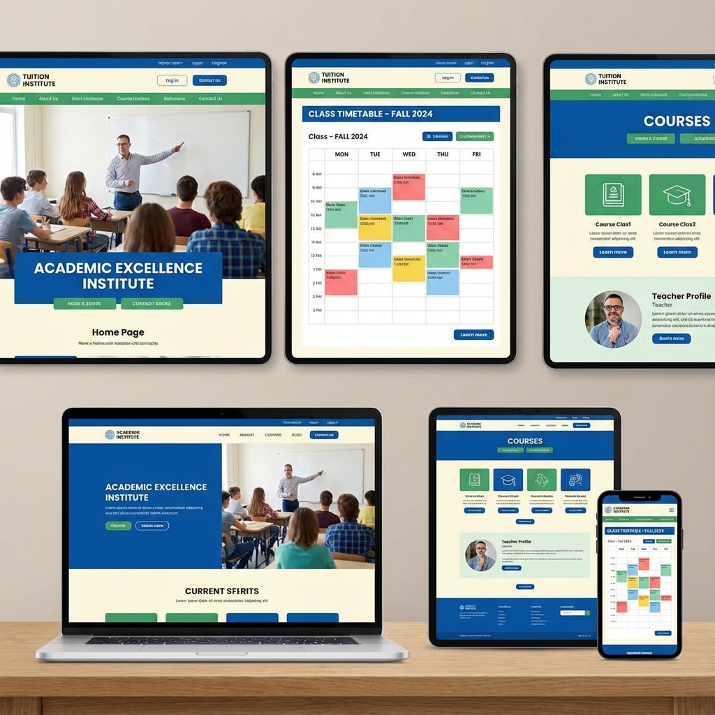 Tuition Class Web Design Sri Lanka